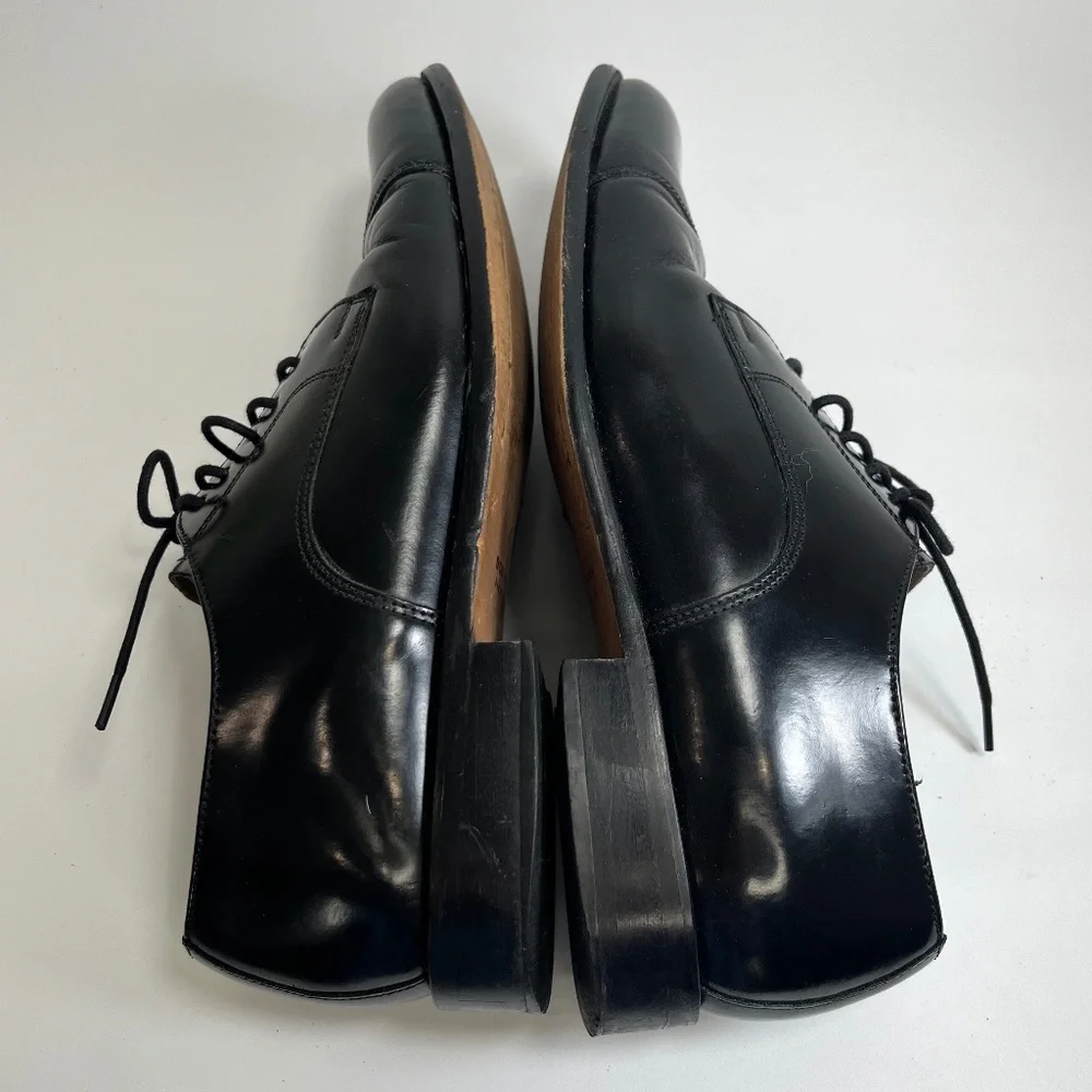 BOSTONIAN CLASSICS  FIRST FLEX SOLE BLACK LEATHER OXFORDS SZ 9